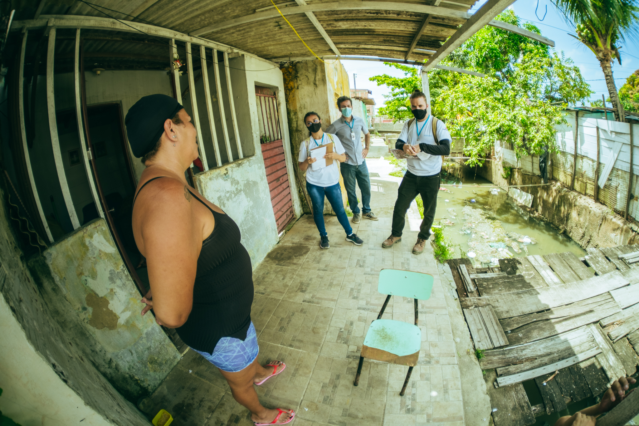 Projetos também envolvem a coleta de percepções dos moradores sobre o território em que vivem / Fotos: © Minne Santos)
